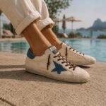 GOLDEN GOOSE SUPERSTAR |  WHITE TURQUOISE