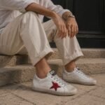 GOLDEN GOOSE SUPERSTAR |  WHITE RED