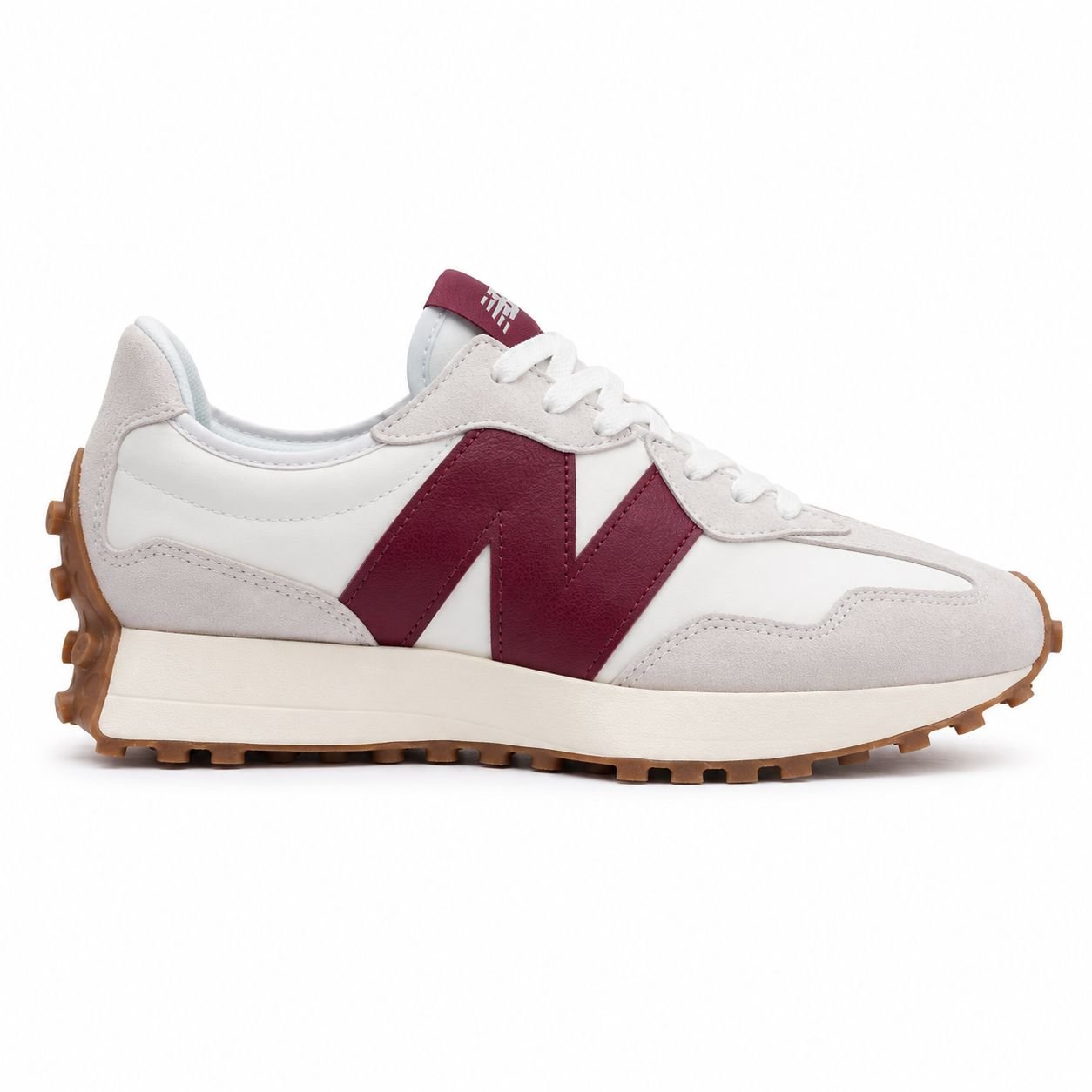 NEW BALANCE 327 | WHITE BORDEAUX