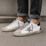 GOLDEN GOOSE SUPERSTAR |  GLITTER SILVER