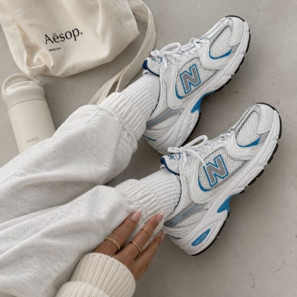 NEW BALANCE 530  | WHITE CHROME BLUE