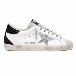 GOLDEN GOOSE SUPERSTAR | GLITTER SILVER