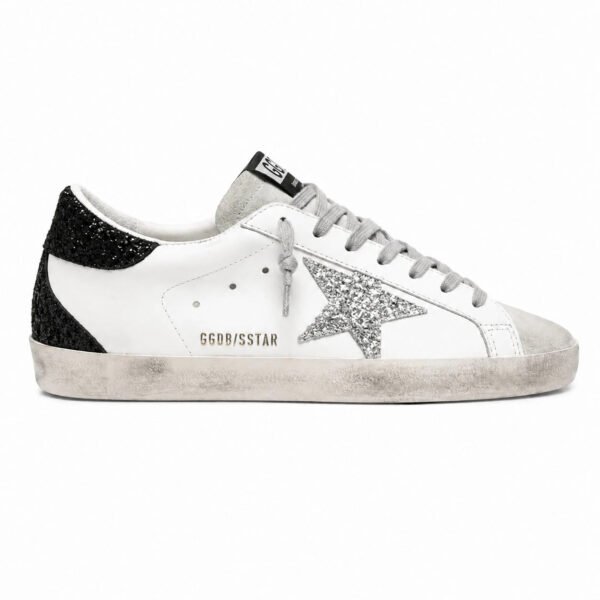 GOLDEN GOOSE SUPERSTAR |  GLITTER SILVER