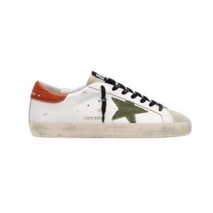 GOLDEN GOOSE SUPERSTAR | WHITE OLIVE GREEN
